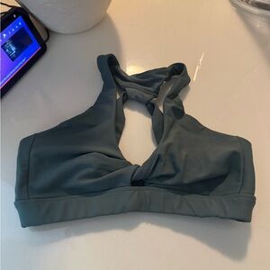 SoulCycle Twist Front Sports Bra - Teal
